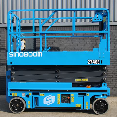 Piattaforma a pantografo Sinoboom 2746E - Altezza lavoro 10 mt